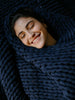Navy - Knitted Weighted Blanket
