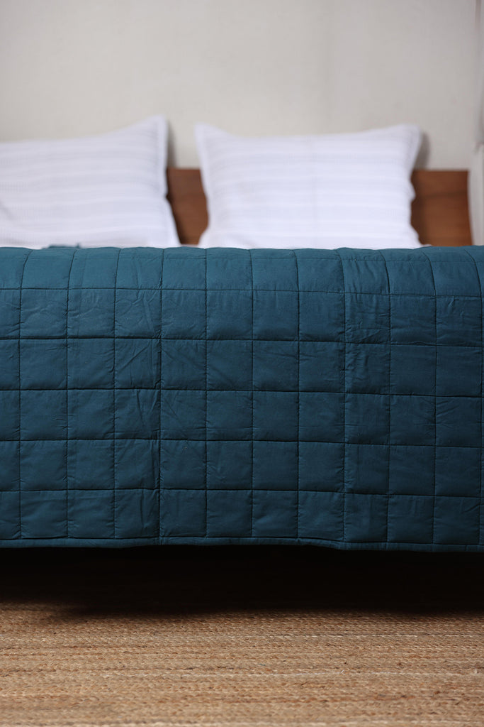 Teal - Cotton Weighted Blanket