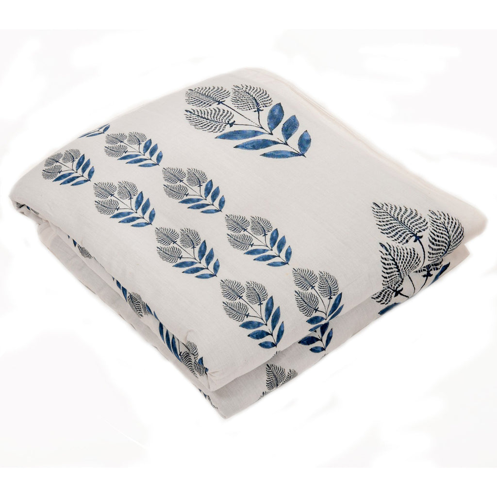 White Bloom - Organic Cotton Weighted Blanket Cover