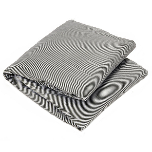 Striped Grey - Organic Cotton Weighted Blanket Cover