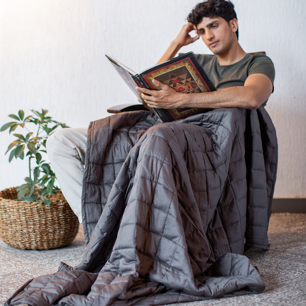 Charcoal - Cotton Weighted Blanket