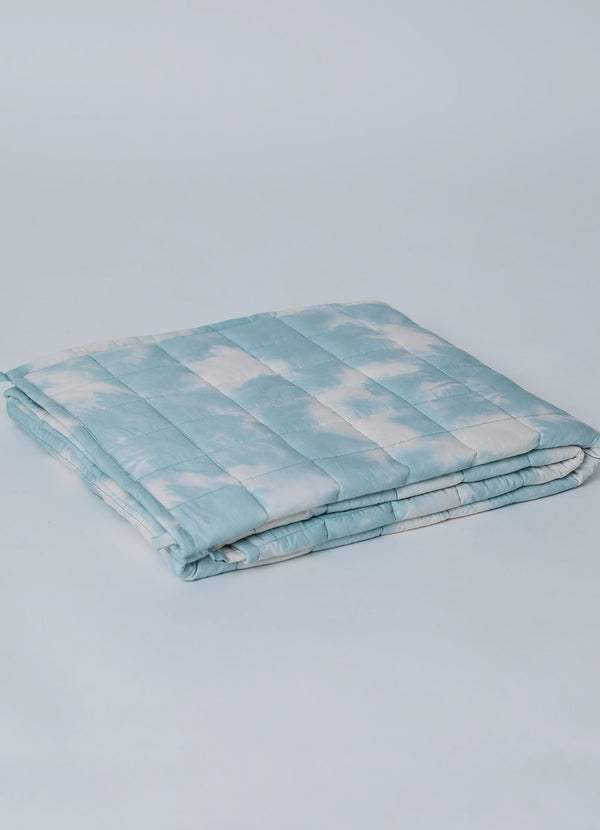 Sky blue dye - Cotton Weighted Blanket